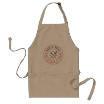 Dad's Grill Personalized Year Established Adult Apron