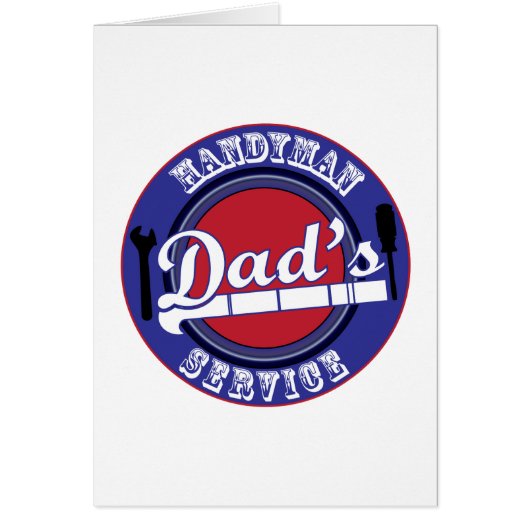 Dad's Handyman Service Cards (Front)