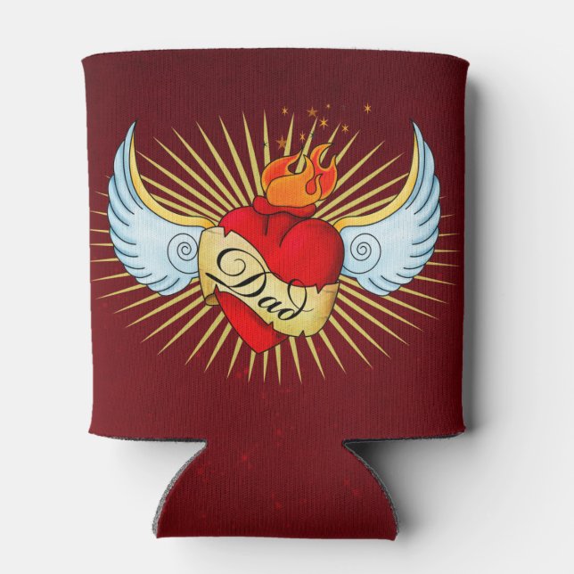Dad's Heart Can Cooler (Back)