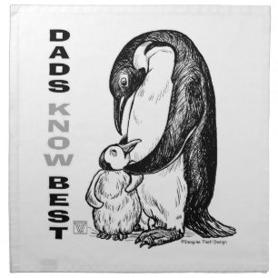 Dads Know Best Cloth Napkin