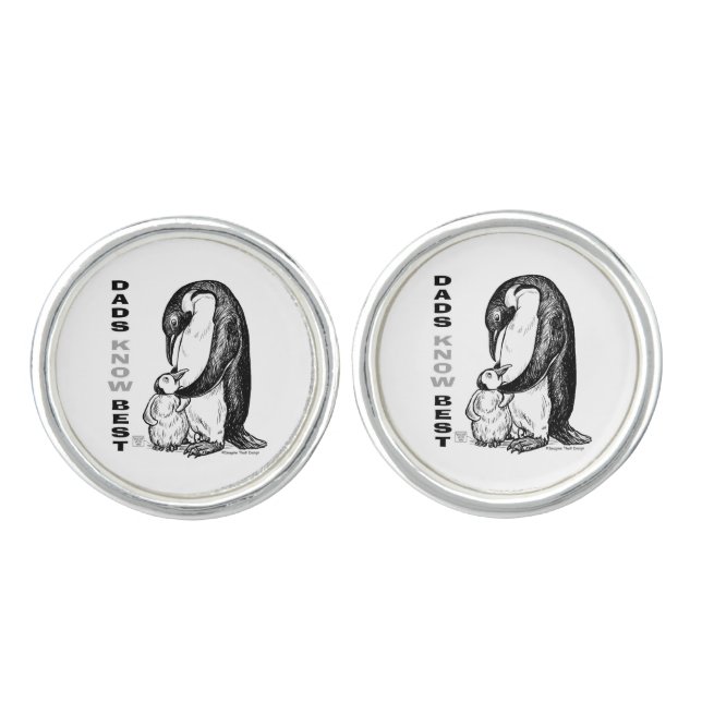 Dads Know Best Cufflinks (Front)