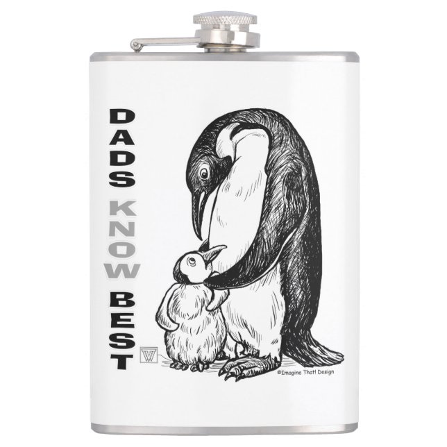 Dads Know Best Flask (Front)