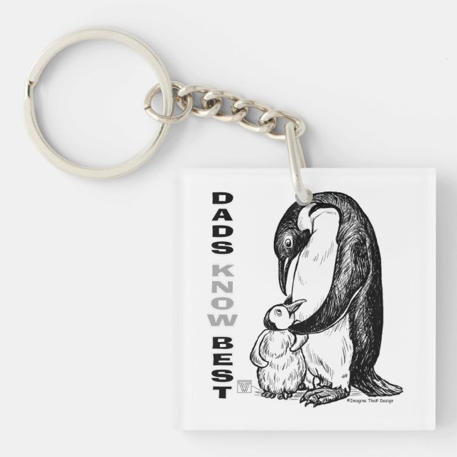 Dads Know Best Keychain (Front)
