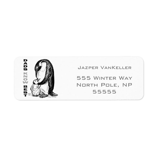 Dads Know Best Label (Front)