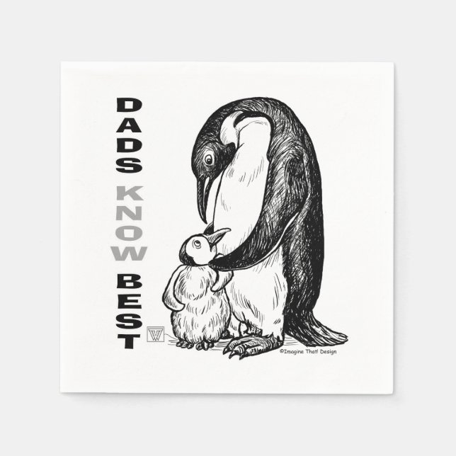 Dads Know Best Paper Napkins (Front)