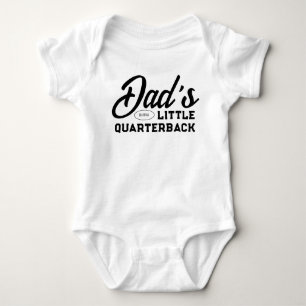 Dad's Little Quarterback American Football Boys Baby Bodysuit