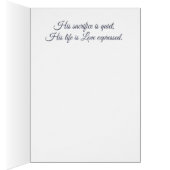 Dad's Love Expressed - Greeting Card (Inside (Right))
