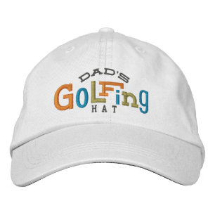 Dad's Lucky Golfing Embroidery Hat