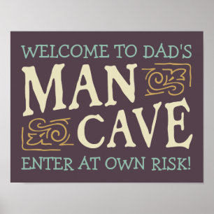 Dad's Man Cave Sign
