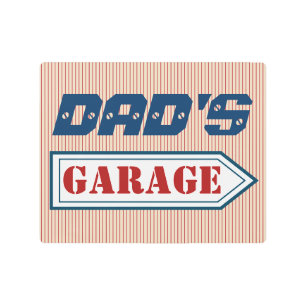 Dad's Mechanic Garage Sign Gift