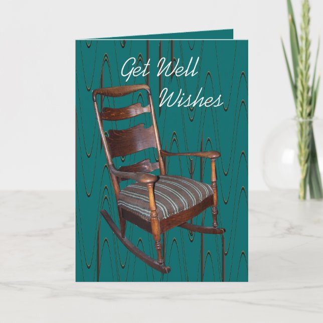 Dad's Ol Rocker-customize any occasion Card (Front)