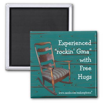 Dad's Ol Rocker Magnet-customize Any Occasion Magnet by MakaraPhotos at Zazzle