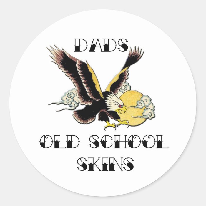 Dads old school Eagle Stickers