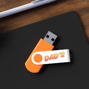 Dad's Orange USB Flash Drive