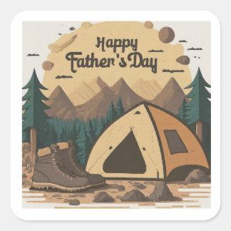 "Dad's Outdoor Adventures" Sticker Set