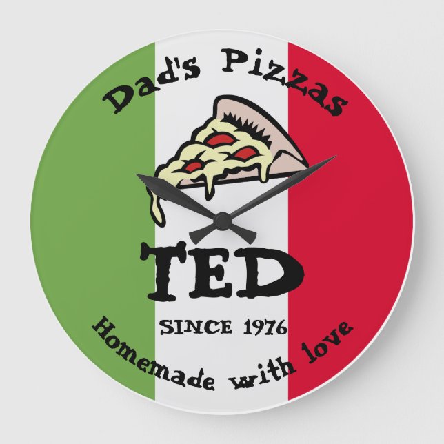 Dad's Pizzas Large Clock (Front)