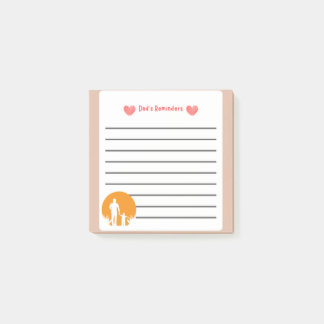 Dad's Reminders Personalized Father's Day Post-it Notes