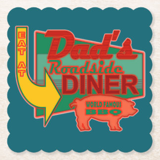 Dad's Roadside Diner Coasters