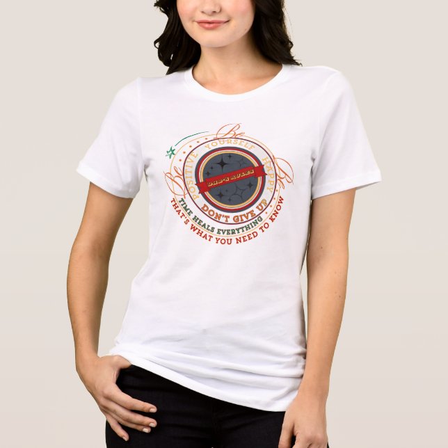 Dad's Rules Circular Badge Tri-Blend Shirt (Front)
