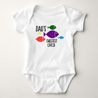 Dad's Sweetest Catch Baby Bodysuit
