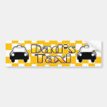 Dad's Taxi Bumper Sticker Car Auto Decal
