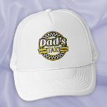 Dad's Taxi Sign Trucker Hat<br><div class="desc">A Dad's Taxi sign hat makes an ideal gift for that generous parent who spend so much of their time driving family to all of their activites. Whether its the kids, wife, or good friends there's always someone who is grateful for a helping hand. With an instantly recognisable yellow and...</div>