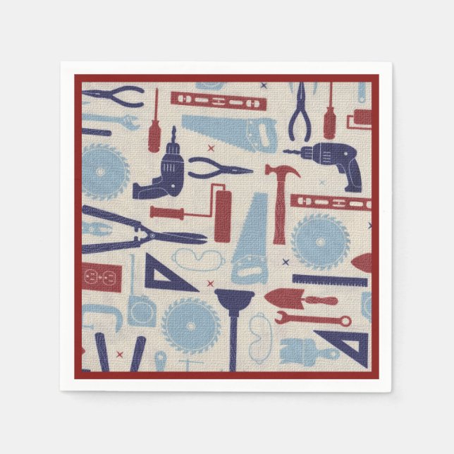 Dad's Tools Paper Napkins (Front)