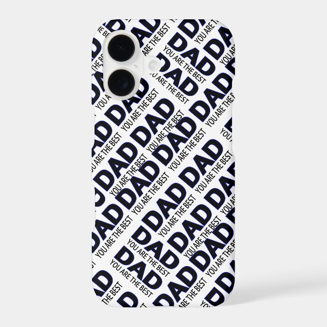 Dad's Typography iPhone 7 Plus, Barely There Case (Back)