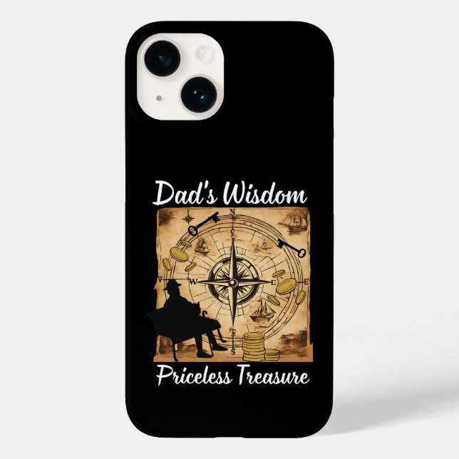 Dad's Wisdom Priceless Treasure Case-Mate iPhone Case (Back)