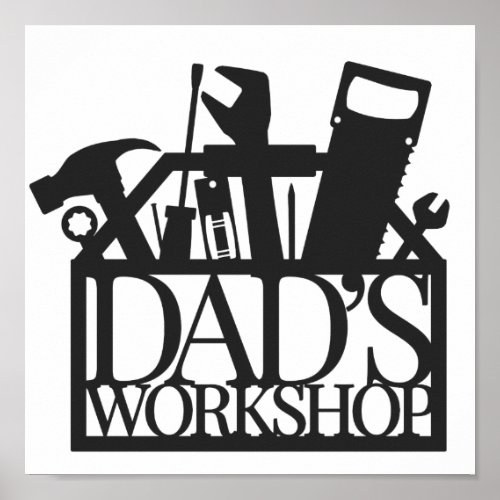Dads Workshop Poster