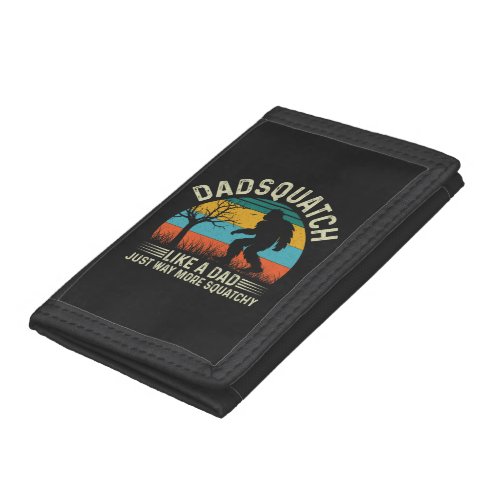 Dadsquatch Like A Dad Just Way More Squatchy Trifold Wallet