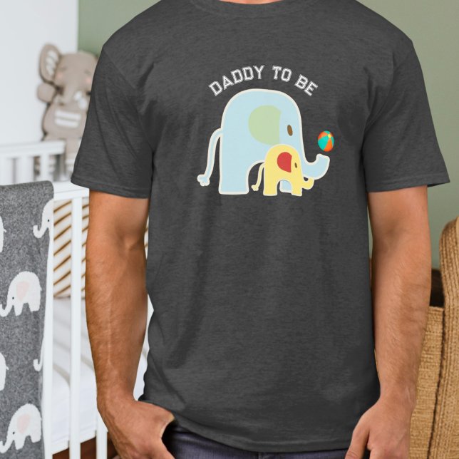 DadTo Be Elephants with Beach Ball  T-Shirt (Creator Uploaded)