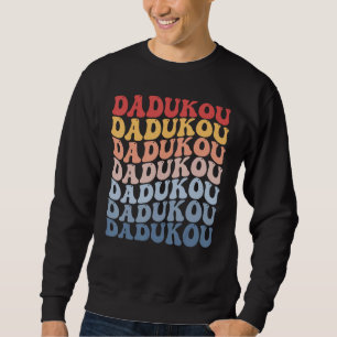 Dadukou City Groovy Retro Sweatshirt