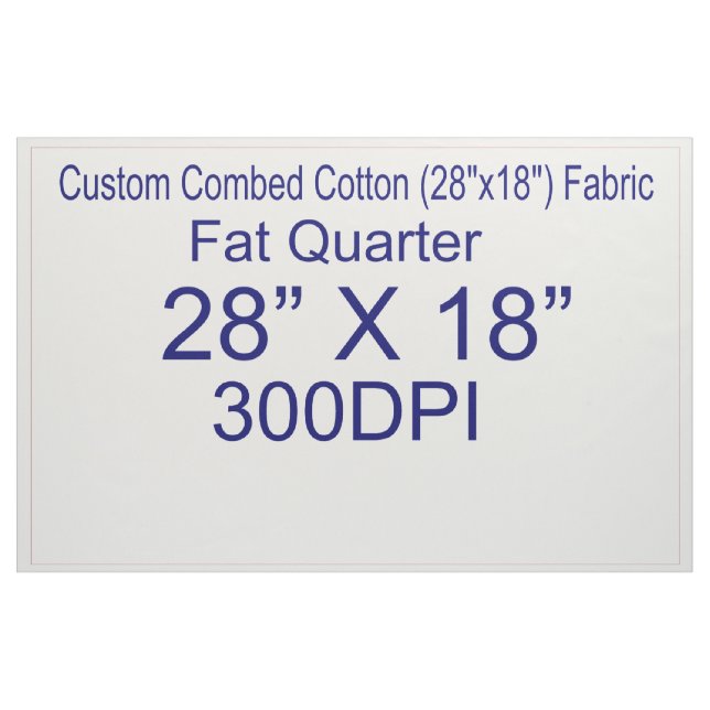DAE Combed Cotton (28"x18") Fabric Fat Quarter (Fat Quarter)
