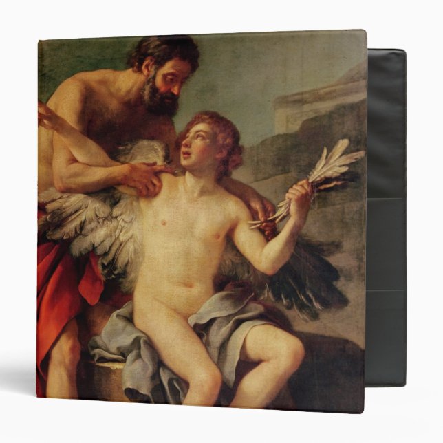 Daedalus Attaching Icarus' Wings, c.1754 Binder (Front/Inside)