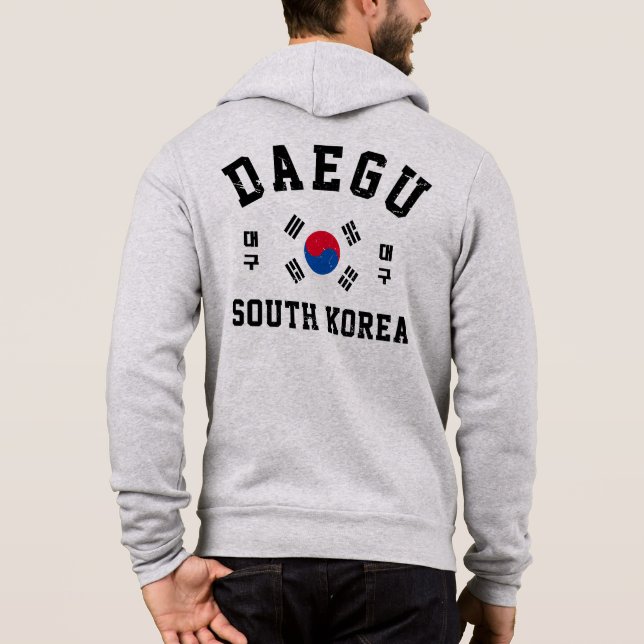 Daegu South Korea  Hoodie (Back)