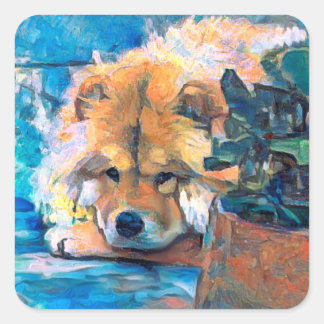 DAEJA at the beach house Chow stickers