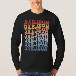 Daejeon City Groovy Retro T-Shirt