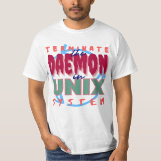 Daemon Process in Unix Systems T-Shirt