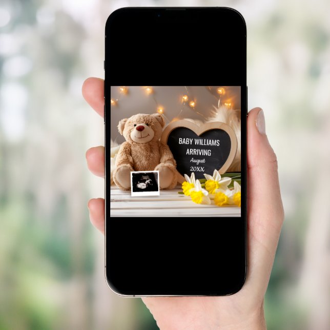 Daffodil Baby Announcement Social Media (Front Digital)