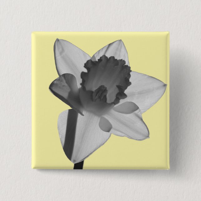 Daffodil Badge Button (Front)