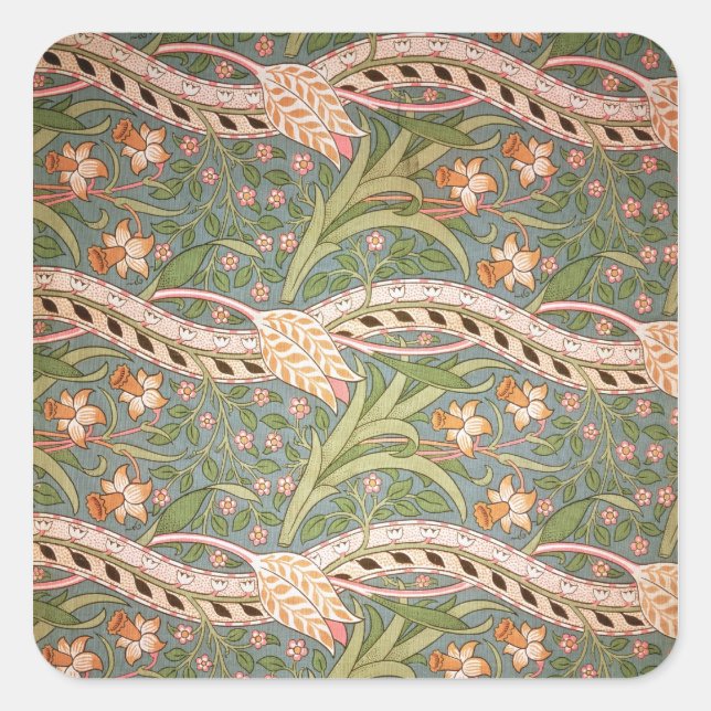 Daffodil Chintz', 1875 Square Sticker (Front)
