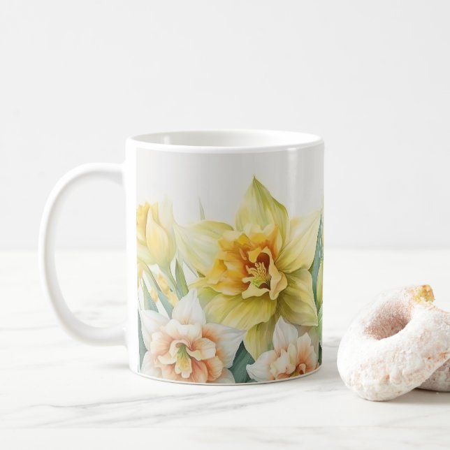 Daffodil Coffee Mug (With Donut)