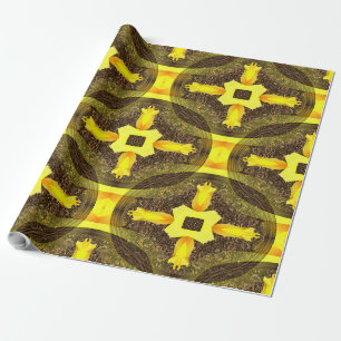 Daffodil Crosses....... Wrapping Paper