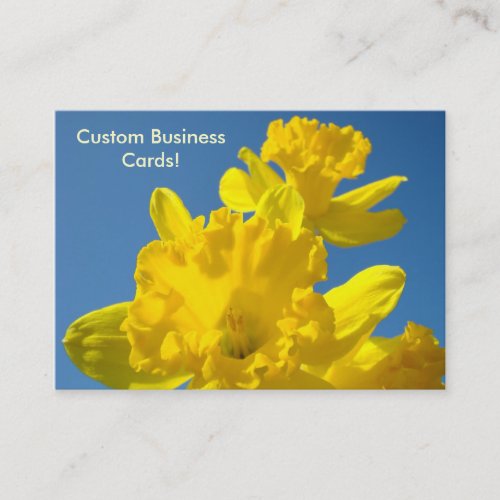 Daffodil Custom Business Cards Personal Company
