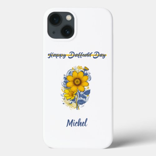 Daffodil Day _ Daffodil Cancer Awareness Flower iPhone 13 Case