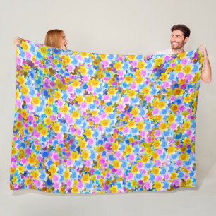 Daffodil Delight, Large Fleece Blanket