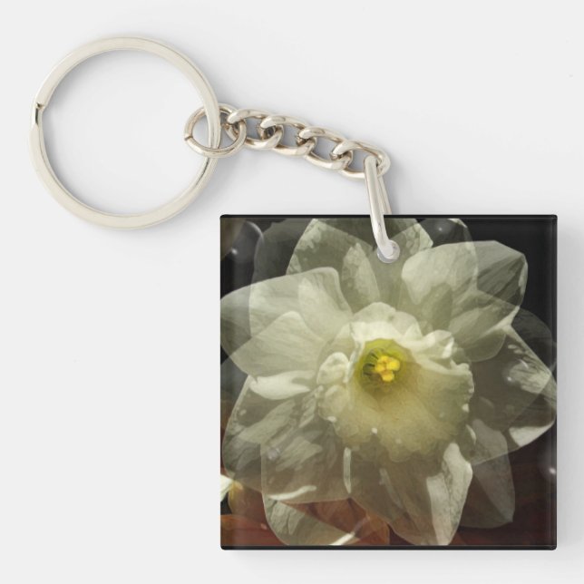 Daffodil Dreams Keychain (Front)