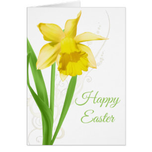 Daffodil Easter Card