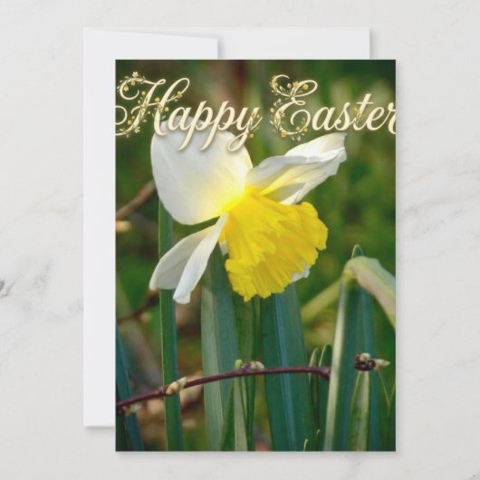 Daffodil & Easter wishes (Front)